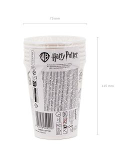 Papierowe kubeczki HARRY POTTER 250 ml 6 szt.