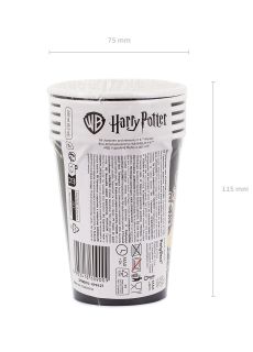 Kubeczki HARRY POTTER herb Hogwartu 6 szt. 