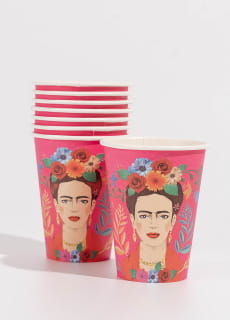Kubeczki papierowe BOHO Frida 340ml (8szt.)