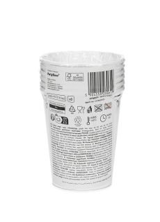 Eleganckie kubeczki ekologiczne Z ORNAMENTEM 220 ml (6szt.) kubeczki jednorazowe kubeczki urodzinowe