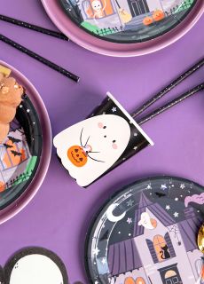 Kubeczki HALLOWEEN SPOOKY FRIENDS (6szt.) zestaw diy kubeczki na halloween dekoracje na halloween