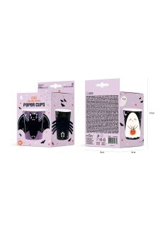 Kubeczki HALLOWEEN SPOOKY FRIENDS (6szt.) zestaw diy kubeczki na halloween dekoracje na halloween