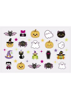 Lakier do paznokci i naklejki NA HALLOWEEN dla dzieci