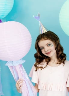 Lampion papierowy JASNORӯOWY (25cm)