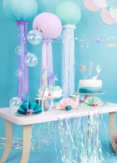 Lampion papierowy JASNORӯOWY (25cm)