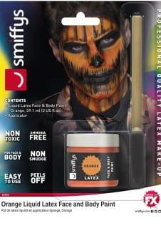 Lateks do charakteryzacji na Halloween POMARA�CZOWY 59ml