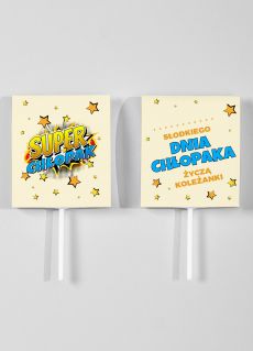 Lizaki na Dzie� Ch�opaka SUPERCH�OPAK 8 szt. prezent dla ch�opaka prezent na dzie� ch�opaka