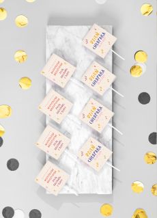 Personalizowane lizaki na DZIE� CH�OPAKA 8 szt. lizaki personalizowane pomys� na dzie� ch�opaka w szkole