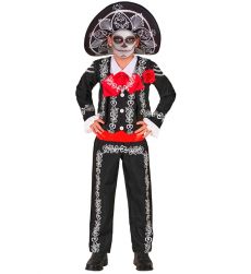 Str�j MARIACHI Dia de los Muertos dzieci�cy - 158cm