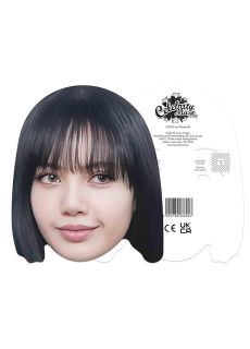 Papierowa maska LISA BLACKPINK maska papierowa urodziny blackpink maska blackpink