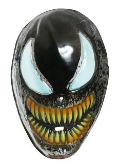 Plastikowa maska VENOM maska na halloween dodatek do stroju halloweenowe gad�ety maska halloweenowa