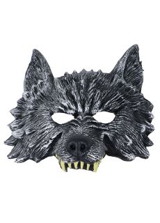 Maska WILKO�AK maska na halloween maska halloweenowa maska wilko�aka maska halloween dodatek do stroju