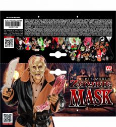 Maska ZOMBIE maska na Halloween