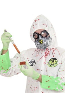 Lateksowa maska na halloween MASKA GAZOWA