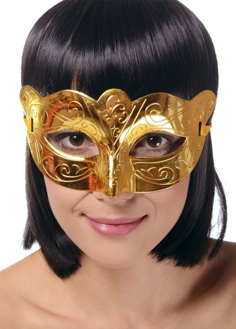 Maska na oczy złota