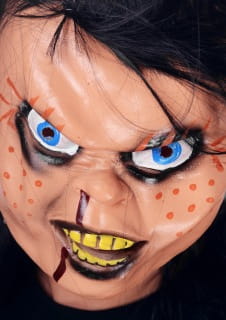Maska na Halloween STRASZNA BU�KA laleczka