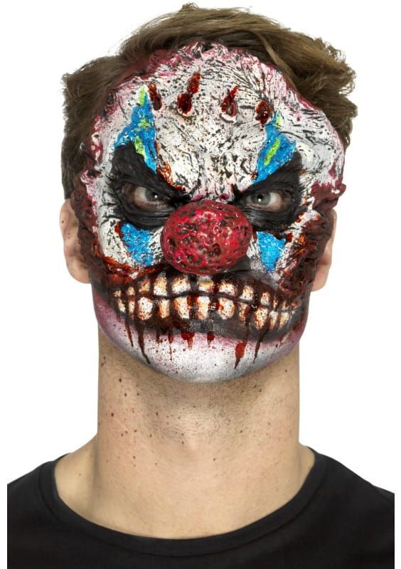 Maska klauna STRASZNY CLOWN maska halloweenowa