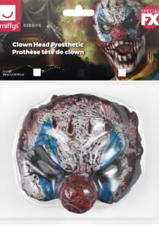 Maska klauna STRASZNY CLOWN maska halloweenowa