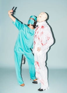 Maska ZOMBIE maska na Halloween