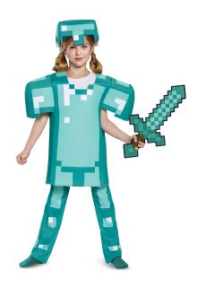 Miecz DIAMENTOWY Minecraft dodatek do stroju 
