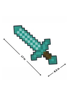 Miecz DIAMENTOWY Minecraft dodatek do stroju 