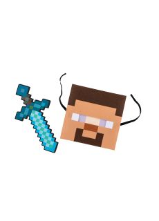 Zestaw MINECRAFT maska i miecz