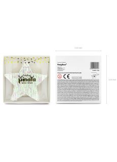 Mini piniata GWIAZDA 10,5x9,5x3,5cm