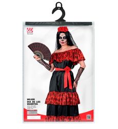 Str�j LA CATRINA - XS przebranie na halloween str�j na halloween damski kostium meksyka�ski los muertos stroje