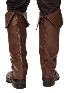 Nak�adki BUTY PIRACKIE br�zowe z wi�zaniem z ty�u