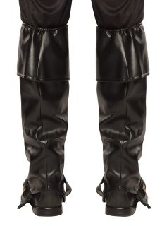 Nak�adki na buty czarne wi�zane BUTY PIRATA