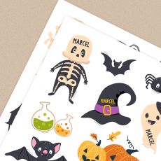 Personalizowane naklejki HALLOWEEN