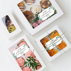 Naklejki na pudeka na ciasto komunia/chrzest