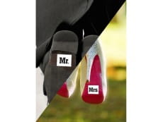 Naklejki na buty MR & MRS (2szt.)