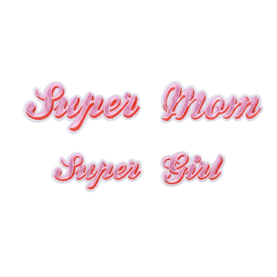 Naprasowanka na ubrania dla mamy i córki SUPER MOM