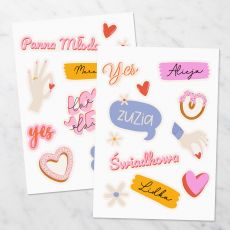 Naprasowanki personalizowane na ubrania WIECZR PANIESKI