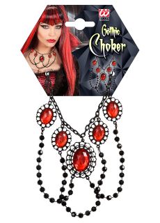 Naszyjnik CHOKER wampirzycy