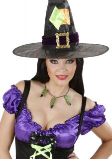 Naszyjnik czarownicy HALLOWEEN dodatek do stroju wied�my