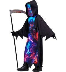 Str�j na Halloween dla dziecka KOSTUCHA - 128cm