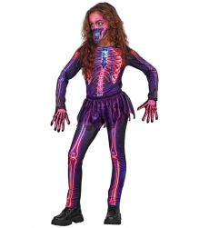 Halloweenowy str�j SZKIELECIK dla dziewczynki - 128cm