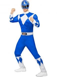 Niebieski kostium POWER RANGER - M