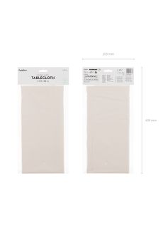 Obrus BE�OWY materia�owy 137x183 cm obrus be�owy obrus materia�owy obrus na st� dekoracja sto�u
