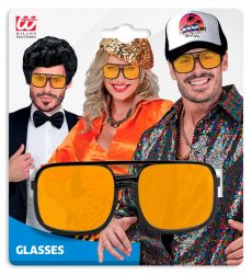 Okulary w stylu lat 90 HIP HOP pomara�czowe