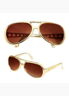 Z�ote okulary ELVIS lata 50.