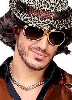 Z�ote okulary ELVIS lata 50.