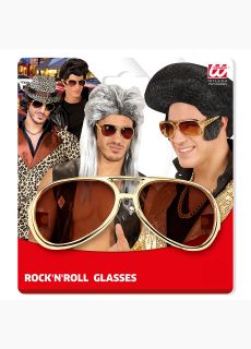 Z�ote okulary ELVIS lata 50.