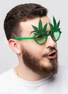 Okulary hipisa MARIHUANA