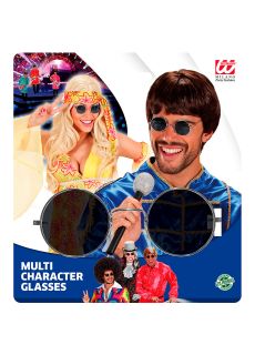 Srebrne okulary LENONKI lata 70 retro