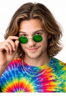 Okulary LENONKI zielone w stylu hippie okr�g�e okulary zielone okulary okulary hipisa okulary okr�g�e