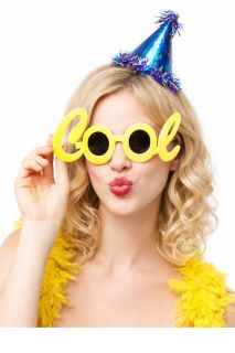 Okulary �mieszne COOL na karnawa�