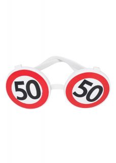 Okulary urodzinowe ZNAK 50 urodziny